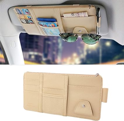 Car Sun Visor Storage Bag