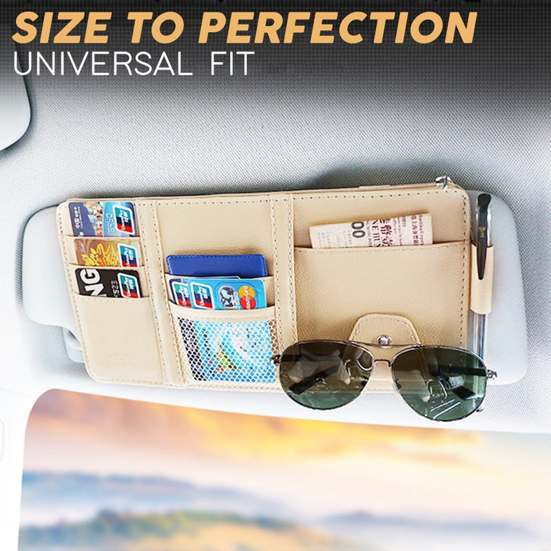 Car Sun Visor Storage Bag